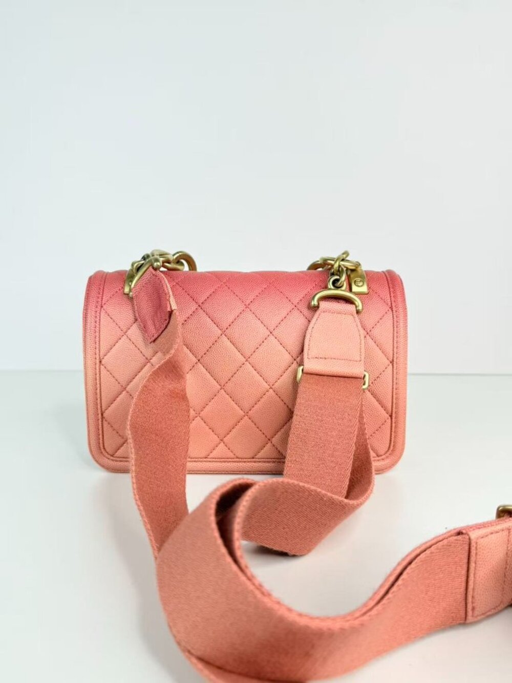 Chanel 19 Small Quilted Caviar Leather Flap Shoulder Crossbody Bag - Picture 3 of 13